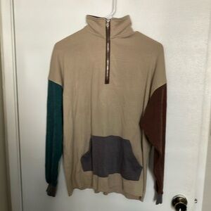 Great Condition Natural Life Colorblock Half-Zip Sweater Size XS